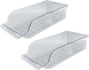 Drink Organizer for Fridge, 2PCS Soda Can Dispenser Refrigerator Organizer Fridge Storage Solution for Home, Bar, Office