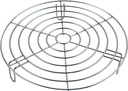 Round Cooling Racks Dia 11" for Cooking & Baking, 304 Stainless Steel Steamer Rack, Canning Rack, Circle Wire Cooling Rack for Air Fryer, Instapot, Cake Pans (Height 1.8",11"/28cm)