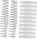 DECHOUS 12pcs Pruner Replacement Springs for Garden Shears Stainless Steel Coil Springs for Patio Trimmer Pruning Shears and Clippers Comfortable Hand Use Easy to Install Gardening Tool
