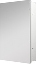 16x26 inch Medicine Cabinet Mirror with Storage, Aluminum Surface Mount or Recessed Medicine Cabinet with Adjustable Shelves for Bathroom Bedroom