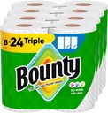 Bounty Select-A-Size Paper Towels, White, 8 Triple Rolls = 24 Regular Rolls