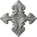 Ekena Millwork 6 1/2"W x 6 1/2"H x 5/8"P Star Onlay (2-Pack)