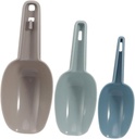 1set Plastic Ice Scoop Set Versatile Kitchen Tool for Flour Grains Ice Made of Material Easy to Clean for Home Bars Restaurants