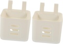 Cabilock 2pcs Hanging Baskets for Kitchen Home Storage Basket Wall Hanging Bathroom Organizer Plastic Organizer