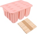 Ice Cream Mold Food-grade Silicone Maker Tool for Treats Easy Release Molds Sticks for Fun and Healthy Snacks