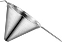 NUOBESTY 1pc Stainless Filter Manual Coffee and Tea Strainer for Home Use No Need for Filters Provides Smooth and