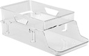 Refrigerator Soda Can Organizer, Transparent Fridge Drink Storage Bin, Drink Can Organizer For Refrigerator, Space Saving Multifunctional Rack For Hotel Apartment Restaurant Rental