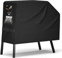 Griddle Cover for Blackstone 22 inch with Hood & Stand【Upgraded-Encrypted 600D Fabric】 Waterproof UV & Fade Resistant Griddle Cover for Blackstone 17 and 22 inch Grill with Straps & Air Vents