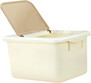 Airtight Rice Container with Clear Lid Grain Storage Bucket for Cereal Beans and Dry Food Organization Capacity for Kitchen Pantry Use