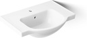 Kohler 5248-1-0 Veer Single-Hole Sink Basin, 24-Inch, White
