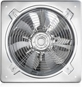 Exhaust Ventilation Fan 6/8 inch Exhaust Fan Stainless Steel Wall Window Mounted Vent Fans Strong Ventilation Fan with Automatic Check Valve for Bathroom，8inch-US