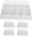 5pcs Cupcake Boxes Cupcake Containers Handles Bulk Small Cake Containers
