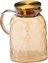 Large Capacity Glass Cold Water Kettle Beverage Jug for Juice Iced Tea Milk Versatile Home Kettle for Kitchen Bar Club and Party Use