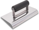 MARSHALLTOWN QLT Stainless Steel Hand Edgers, Plastic Handle, 127mm Width, 229mm Length, 10mm Radius, 13mm Lip, Made In The USA, CE568SP
