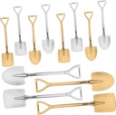 20Pcs Shovel Dessert Spoons Chic Cake Mixers Convenient Household Utensils for Mixing Beverages and Easy to Clean Spoons