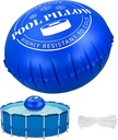 5 FT Pool Pillows for Above Ground Pools with 59 Ft Rope, 0.5mm PVC Cold-Resistant for Closing Winter, Winterize Pool Closing Kit Winter Pool Cover Pillow No Leak