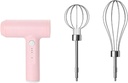 Egg Beater Wireless 3 Speed Mini Mixer Electric Food Blender Handheld Mixer Egg Beater Automatic Cream Food Cake Baking Dough Mixer Whisk (Color : High power black) (High Power)