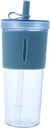 Large Capacity Water Cup Straw Lightweight Outdoor Milk Tea Cup Leak Resistant Lid Design for Sports and Travel