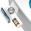 FEELSO Bidet Attachment for Toilet with Filter, Bidet Toilet Seat with Self-Cleaning Dual Nozzle (Frontal/Rear Wash), Ultra-Slim & Non-Electric bidet Sprayer for Hard Water, Adjustable Water Pressure