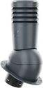 ROOFIVENT IVENT ECO Roof Vent 6" Metal Roof Standing Seam Snap Lock Profile for Kitchen Bathroom Dryer Graphite