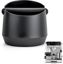 Knock Box Compatible with Espresso Machine, Large Capacity Black Coffee Knock Box for Ninja Espresso Machine Accessories