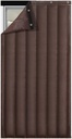 Door Curtain Oxford Cloth 55×83inch, Soundproof Screen Door Transparent Window, Warm Winter Door Screen Thickened Liner Easy to Install for Air Conditioner Room, Bedroom, Kitchen
