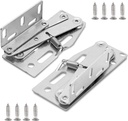 Scissor Hinges with Mounting Screws, Nickel Plated Steel Tip Out Tray Hinges For Kitchen Sink Tip Out Tray Bathroom Cabinet Organizer Sink Front Drawer