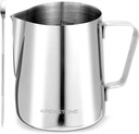 Apexstone 12 oz Espresso Steaming Pitcher, Coffee Milk Frothing Cup, Coffee Steaming Pitcher 12 oz/350 ml