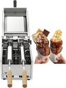 Chimney Cake Oven with 2 Baking Rollers, 1500W Commercial Electric Toaster Machine Chimney Bread Roll Grill Maker for Restaurant Home Kitchen,220V