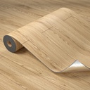 Oxdigi Peel and Stick Vinyl Flooring 2 Rolls 23"x 393"/128 Sq.Ft, Self Adhesive Vinyl Floor Tiles Wood Plank Flooring Waterproof Wear-Resistant for Any Room, Easy DIY Floor Coverings, Nature Wood