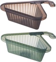 VOSAREA 2pcs Kitchen Sink Drain Basket Dish Drainer for Inside Sink Drain Basket for Kitchen Accessory