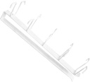 PRETYZOOM Cabinet Bottom Rack Kitchen Storage Hook Coffee Cup Storage Shelf Wardrobe Organizer Wardrobe Hanger White