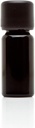 Infinity Jars Black Ultraviolet Glass Easy-Pour Screw-Top Bottle 10 ML(.34 fl oz) Airtight Refillable Container with Neck Finish for Oil, Coffee, Spices, Perfumes - Black storage Miron jars