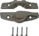 Window Lock for Andersen Sash Lock and Keeper,Window Latches,Window Sash Locks in Stone Color 1968 to Present(Including Fasteners)