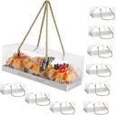 Cake Containers for Baking 10 Pcs Dessert Cases Simple Style Practical for Muffins