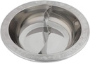 Stainless Steel Hot Pot,Chinese Fondue 28cm Kitchen Casserole Soup Cooking Tool,Compatible with Induction Cooker, Gas Furnace, Electric Furnace Etc