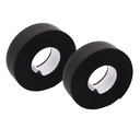 Waterproof Caulk Tape Sealant Strip, 0.87" W x 10.5'L PVC Sealing Tapes for Kitchen Bathroom Bathtub Countertop Toilet Sink (2 Pcs, Black)