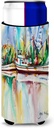 Ocean Springs Shrimp Boats Ultra Beverage Insulators for slim cans
