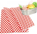 100 Pcs Wax Paper Sheets Deli Paper 12 Inch Sandwich Paper Deli Basket Liner Wrap Food Basket Liners Sheets Sandwich Wrapping Greaseproof Paper Sheets Food Paper Sheets for Home Kitchen Picnic