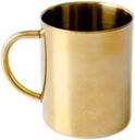 Creative Gold Retro Mugs Copper Plated Cup 1pc Anti-scalding Design Milk Coffee Tea Breakfast Porcelain Cup Drinkware(Grey)