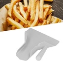 French Fry Scoop, Chip Popcorn Bagger,French Fries Shovel Food Grade Household Non Slip Right Handle French Fries Spatula French Fry Bagger Scoop Kitchen Utensils