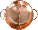 Flavor Split Hot Pot Pan for Home Cooking Gatherings, 28cm