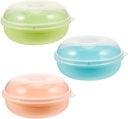 PRETYZOOM 3Pcs Bread Storage Box Bread Dispenser Container for Kitchen Countertop Includes for Keeping Baked Goods Fresh and Organized