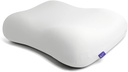 C CUSHION LAB Deep Sleep Pillow, Patented Ergonomic Contour Design for Side & Back Sleepers, Orthopedic Cervical Shape Gently Cradles Head & Provides Neck Support & Shoulder Pain Relief - Calm Grey