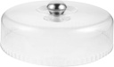 11 Diameter Cake Cover Round Cover for Kitchen, Cake Cover Clear Food Cover Restaurant Dessert Protective Cover Lid, Round Display Cake Plate Serving Platter