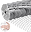 VEVOR Hardware Cloth, 1/2 inch 36in x 50 ft 19 Gauge, Hot Dipped Galvanized Wire Mesh Roll, Chicken Wire Fencing, Wire Mesh for Rabbit Cages, Garden, Small Rodents
