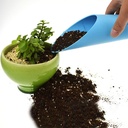Baost 1Pc Plastic Bucket Shovel Soil Spade Succulent Plant Transplanting Shovel Spoon Mini Garden Plant Hand Tools Soil Scoop Spoons Cultivation Digging Tool Random Color