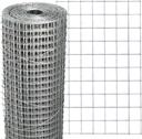 Hardware Cloth 16'' x 10' 1/2 in Galvanized Wire Mesh Roll (19 GA) Chicken Wire Fence Roll for Chicken Pen/coop Fences, Screen mesh, Rabbit/Snake Fences, Poultry enclosures, Handicraft Making, etc.
