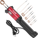 Induction Heater 1300W 110V Bolt Removal,Handheld Magnetic Induction Heater Tool with 5 Coils for Rusty Screw Removing,Red