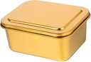 Cabilock Stainless Steel Cake Carrier with Lid Portable Tiramisu Mousse Box Thickened Container for Cake Cookies Breads Versatile Dessert Packaging